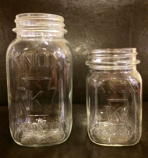 dating knox mason jars
